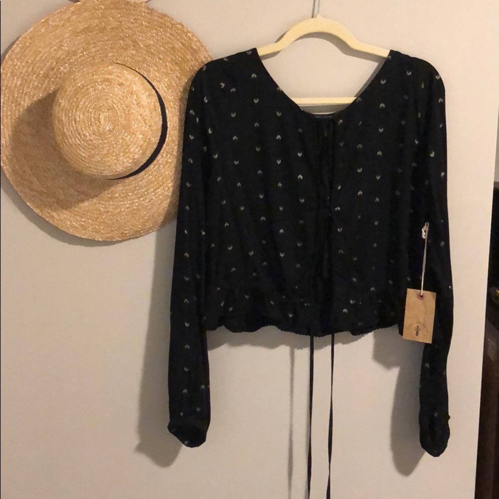 Tie Front Crop Top